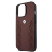 BMW BMHCP13LRSPPR Back Case Кожанный Чехол для телефона Apple iPhone 13 / 13 Pro