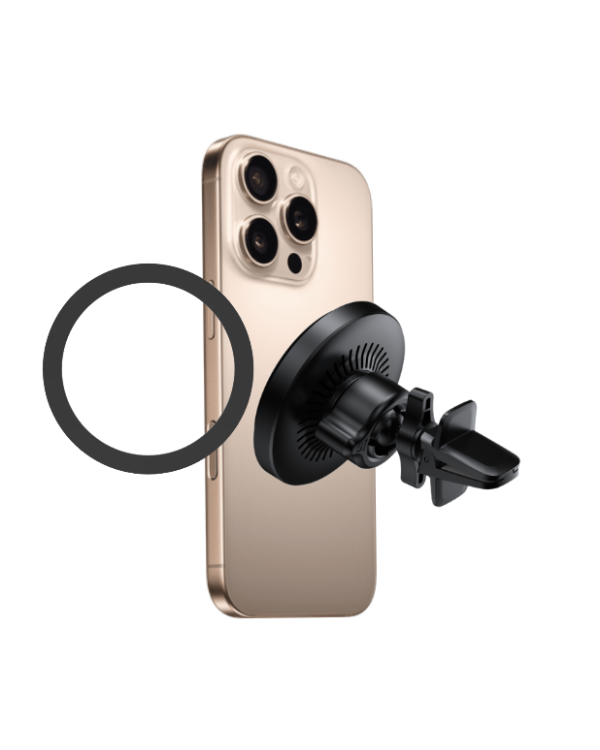 Quik Accessories QM-910 Магнитный Aвтомобильный держатель для телефона с беспроводной зарядкой 15W