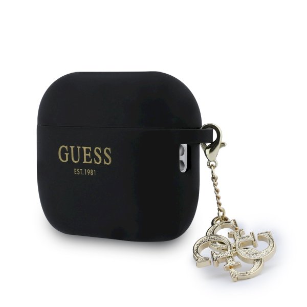 Guess 4G Charm Silicone Case Чехол для наушников Apple AirPods Pro 3