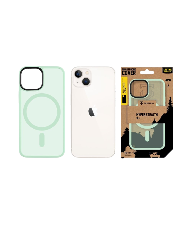 Дополнительное изображение книги «Tactical MagForce Hyperstealth Cover Защитный чехол для iPhone 13 mini / пляжно-зелёный»