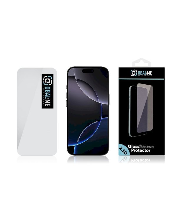 OBAL:ME 2.5D Glass Screen Protector Защитное стекло для Apple iPhone 17 Pro Max / прозрачный