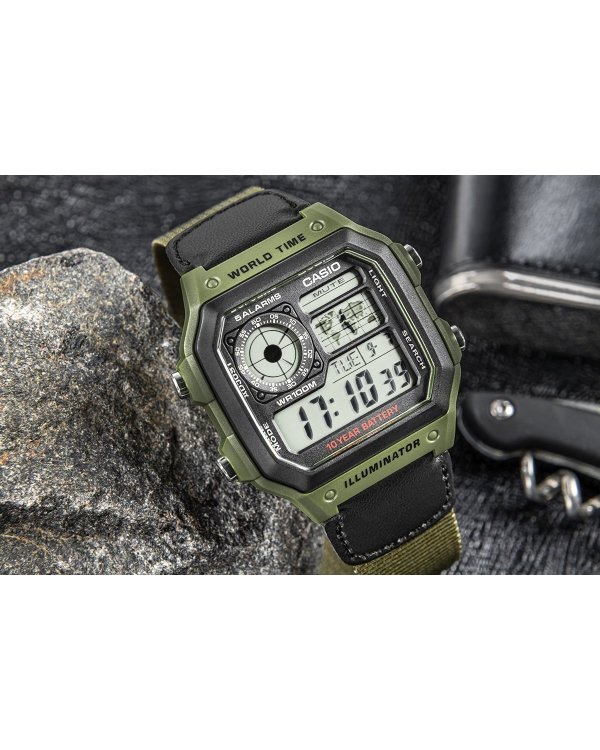 CASIO AE-1200WHB-3BVDF Мужские часы