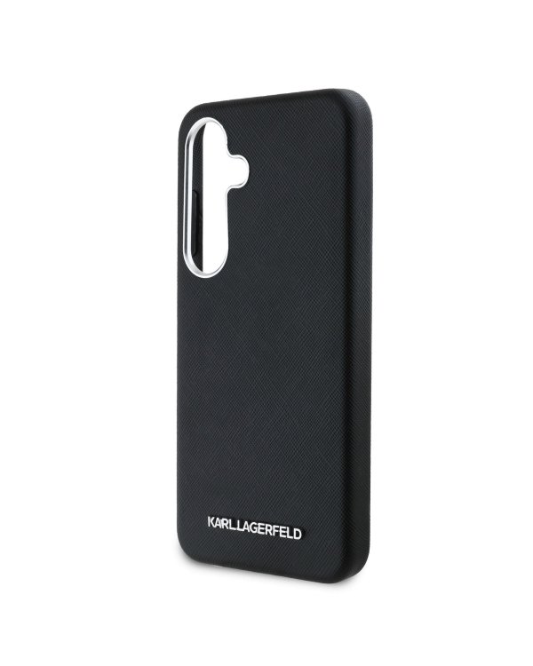 Karl Lagerfeld PU Saffiano Metal Logo and Frame Case Чехол для Samsung Galaxy S25 Plus