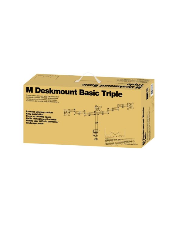Multibrackets MB-3385 Настольный кронштейн для 3 мониторов до 27"/ 8kg