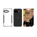Tactical Quantum Stealth Cover Защитный чехол для Google Pixel 9a / прозрачный/чёрный
