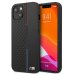 BMW Коллекция M BMHCP13MTRTBK Back Case Кожанный Чехол для телефона Apple iPhone 13