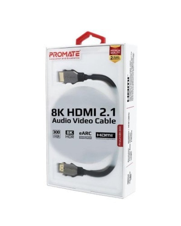 Promate PROLINK8K-200 Ultra HD / 8K HDR HDMI Кабель 2м Золотой