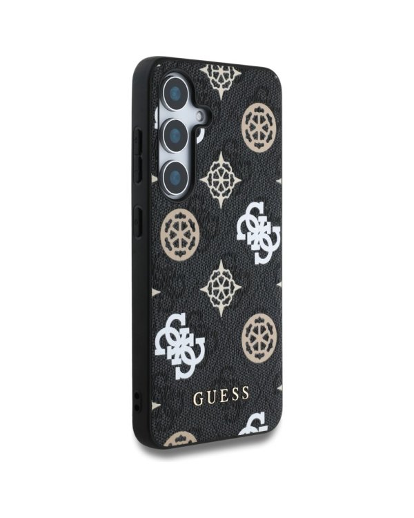Guess 4G Printed Colored Peony Pattern MagSafe Чехол для Samsung Galaxy S25