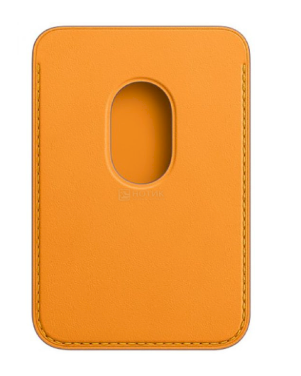 Apple iPhone Кожаный кошелек with MagSafe California Poppy