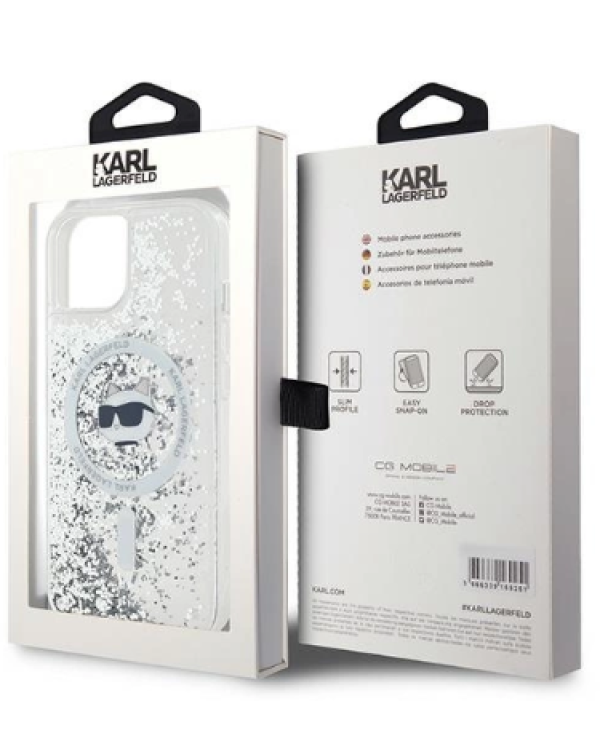 Karl Lagerfeld KLHMP15SLGCHSGH Чехол для Apple iPhone 15 / 14 / 13