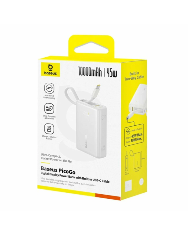Baseus PicoGo Портативный аккумулятор 10000mAh / 45W