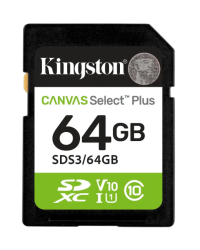 Kingston Technology Canvas Select Plus Gen3 Карта памяти 64GB