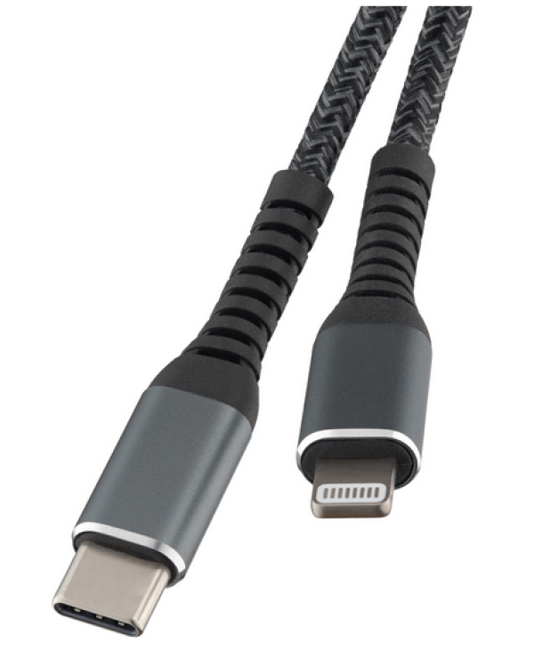 Qualo QRC-CL-01 USB-C / Lightning 2.4A Кабель 1m