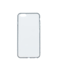 Beeyo Diamond Frame Силиконовый Чехол для Apple iPhone 6 Plus Прозрачный - Серый
