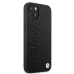 BMW BMHCP13SSLLBK Back Case Кожанный Чехол для телефона Apple iPhone 13 Mini Черный