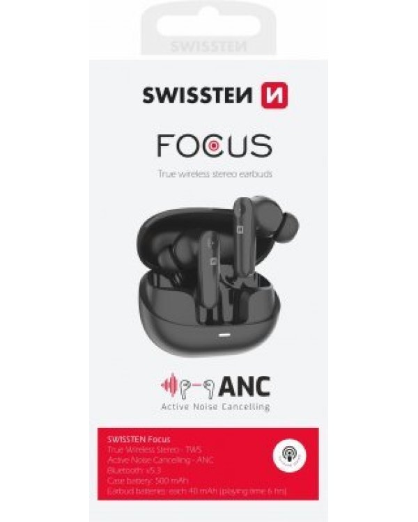 Swissten FOCUS ANC Bluetooth Наушники