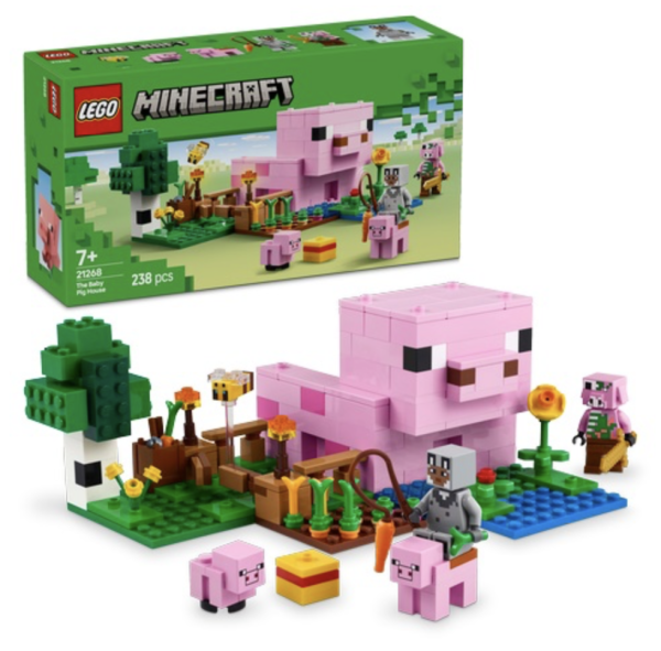 LEGO 21268 Minecraft The Baby Pig House Конструкторы