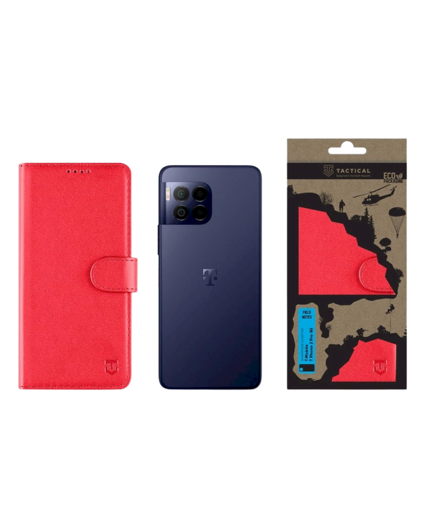 Tactical Field Notes Защитный чехол для T-Mobile T Phone 2 Pro 5G / красный