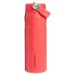 Stanley The IceFlow Bottle Flip Straw 2.0 Термобутылка c Трубочкой 0.7L Coral red-orange
