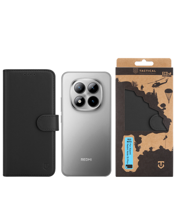 Tactical Field Notes Защитный чехол для Xiaomi Redmi Note 15 Pro+ 5G / чёрный