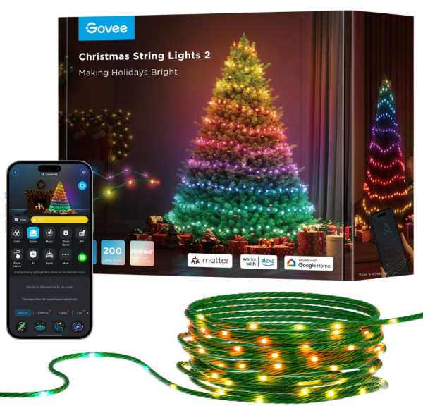 Govee H70C4 Рождественская гирлянда 20m GBWIC