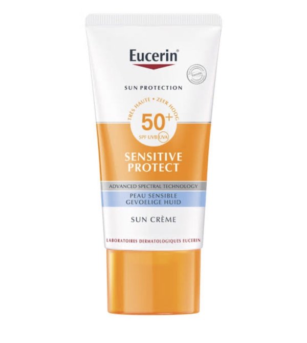 Eucerin Sun Protection Sensitive Protect Крем Солнцезащитный Для Лица SPF 50+ 50ml