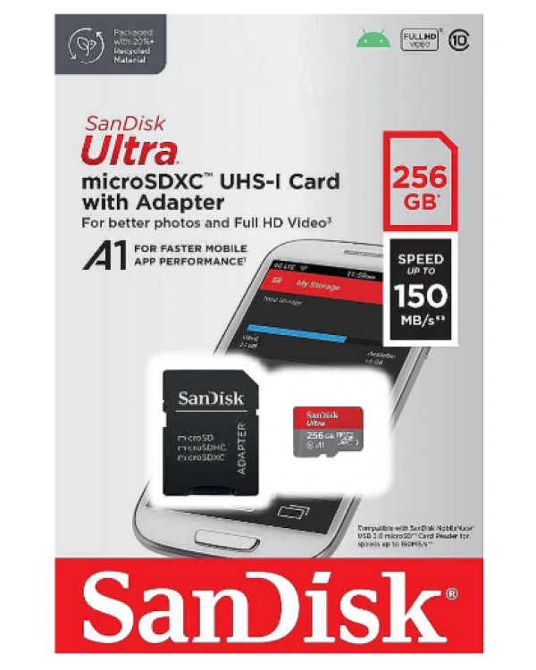SanDisk microSDHC Карта Памяти 100 MB / 32GB
