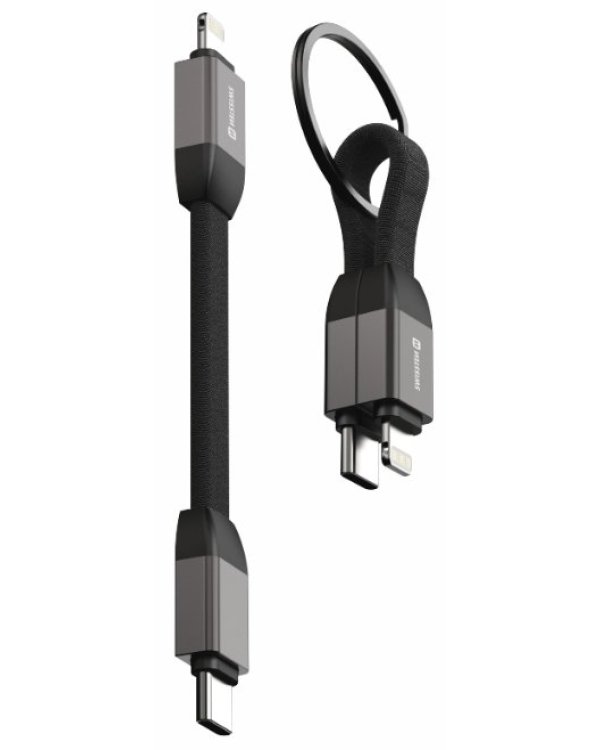 Swissten Magnetic Keychain USB-C - Lightning Кабель 9.7cm
