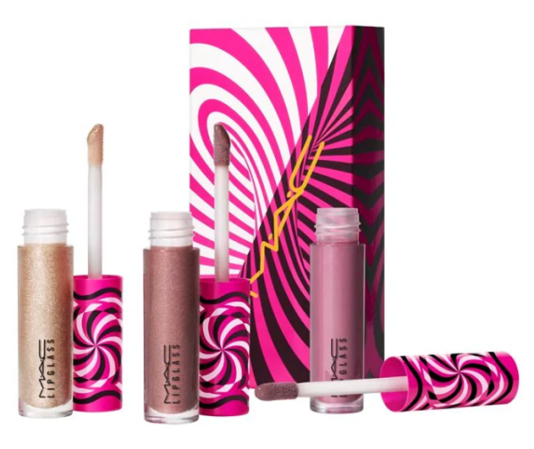 MAC Tiny Tricks Mini Lipglass Trio - Cool Set Набор мини блесков для губ