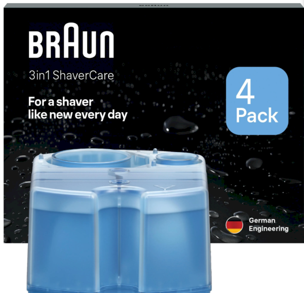 Braun CCR4 Clean & Renew Refill Сменные чистящие картриджи 4 pcs