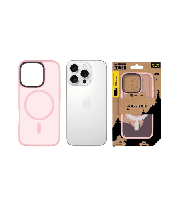 Дополнительное изображение книги «Tactical MagForce Hyperstealth Cover Защитный чехол для iPhone 16 Pro / розовый»