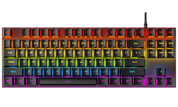 RoGer K80 Игровая Проводная Механическая клавиатура RGB / USB