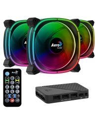 Aerocool Astro 12 Pro ARGB 12cm Комплект кулеров для компьютера с дистанционным управлением