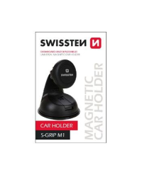 Swissten S-GRIP M1 Универсальный держатель С Магнитом и 360 ротацией на стекло