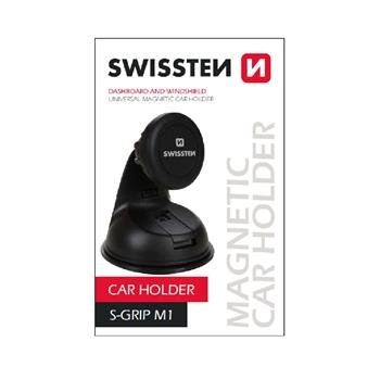Swissten S-GRIP M1 Универсальный держатель С Магнитом и 360 ротацией на стекло