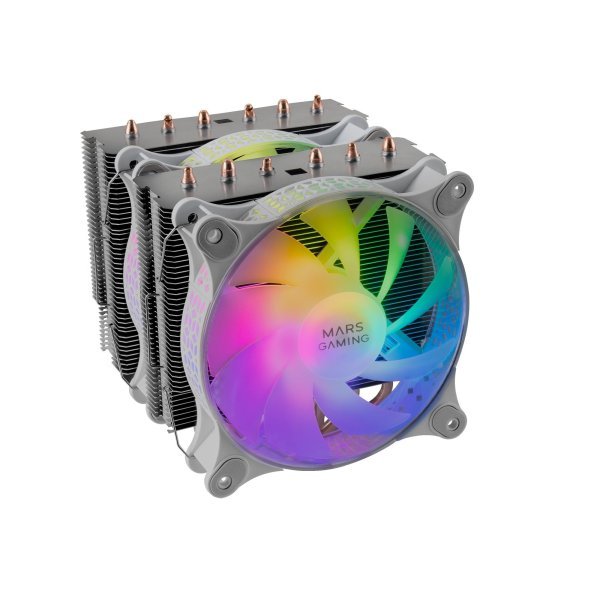 Mars Gaming MCPU-XT CPU Cooler Dual Tower Cooling 300W 2x120mm ARGB Кулер для процессора
