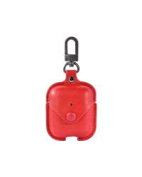 Devia Lux Series Eco Кожаный чехол с магнитным карабином Apple AirPods 1st Generation