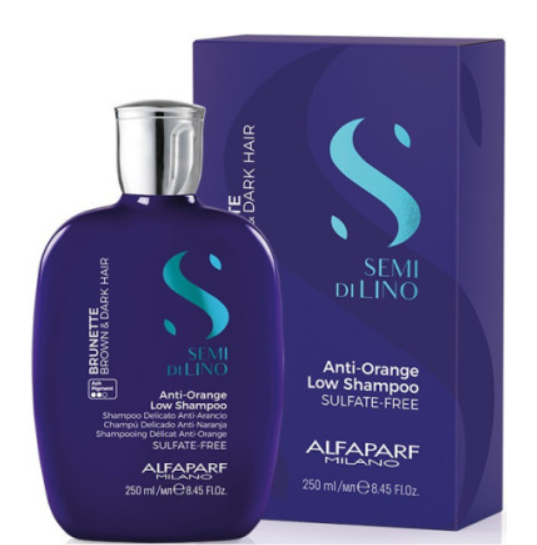 Alfaparf Milano Semi Di Lino Brunette Anti-Orange Low Шампунь 250ml