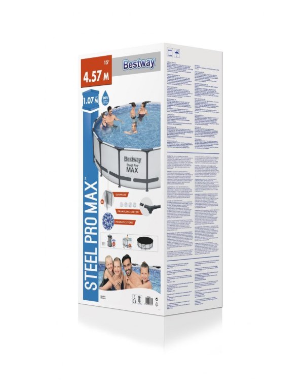 Дополнительное изображение книги «Bestway 56488.S Каркасный бассейн 457 x 107cm»