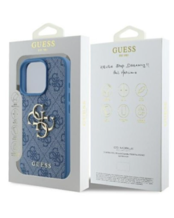 Guess GUHCP16L4GMGBL Чехол для Apple iPhone 16 Pro