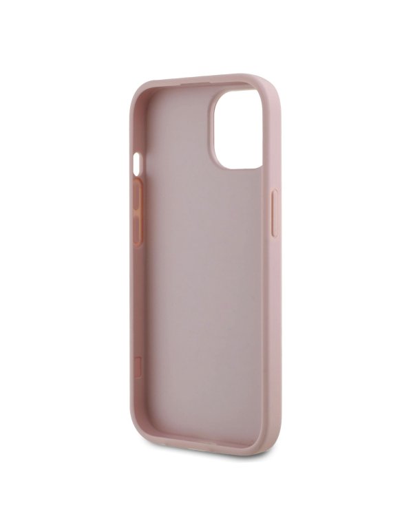 Guess PU Grained 4G Metal Logo Case Чехол для Apple iPhone 15