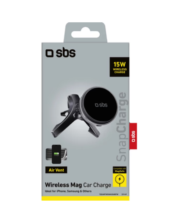 SBS Держатель для телефона MagSafe Магнитный Беспроводная зарядка 15W