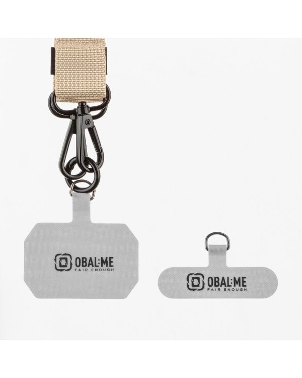 OBAL:ME NeckTag Ribbon Rope Ремешок на шею для телефонов / слоновая кость