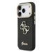 Guess PU Grained 4G Logo Stand Camera Frame Case Защитный чехол для iPhone 17 Pro / чёрный