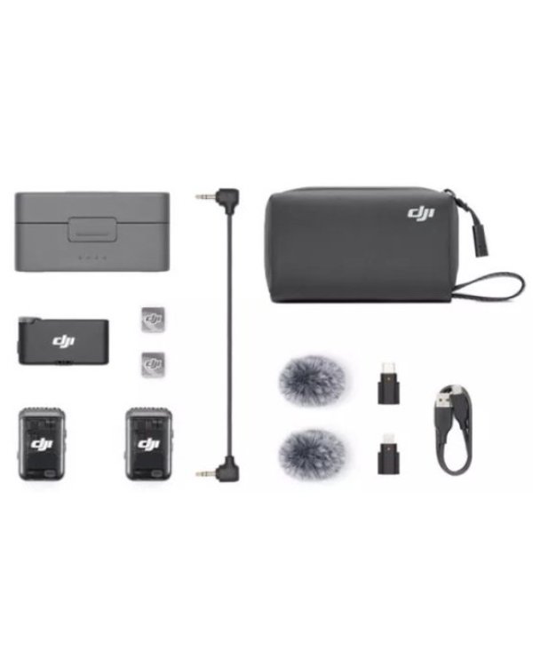 DJI Mic 2 Беспроводной Лавалевый Микрофон Двойной Комплект 2 TX / 1 RX