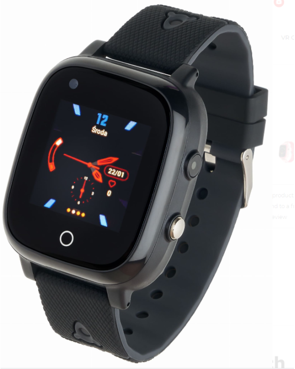 Garett Smartwatch Kids Sun Умные часы для детей c / GPS / WiFi / 4G LTE / IP67 / LBS / SMS / Функция вызова / Функция SOS / Черный