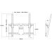 Multibrackets MB-4012 Настенный с наклоном ТВ кронштейн до 32"-55"/ 75kg