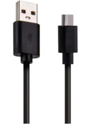 Setty Кабель USB-A - microUSB / 1m / 2A / черный