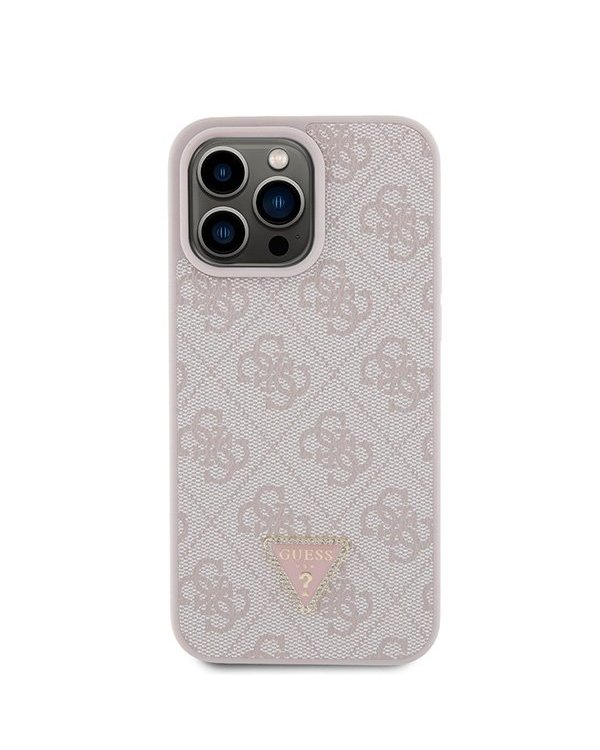 Guess Leather 4G Diamond Triangle Back Case Защитный Чехол для Apple iPhone 15 Pro Max