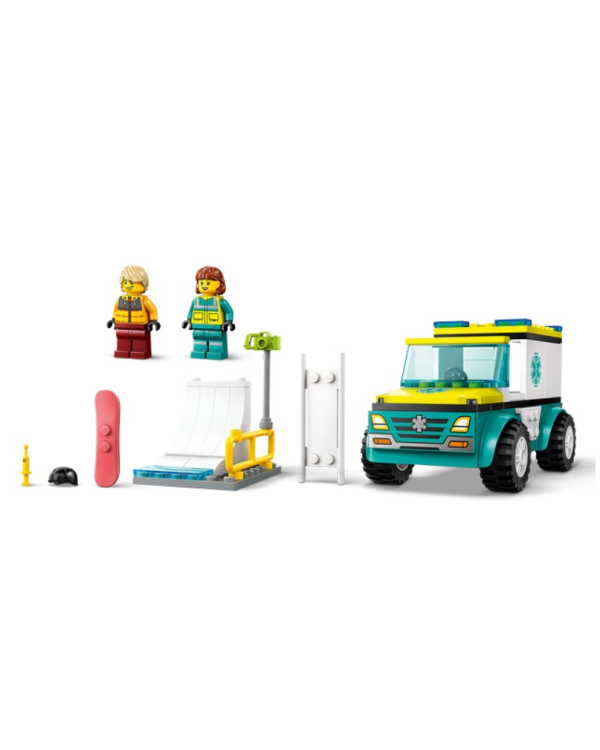 LEGO 60403 Ambulance en Snowboarder Конструктор